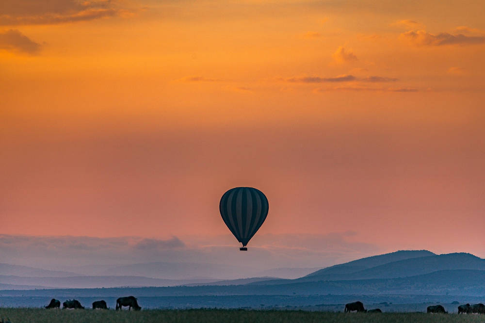 Luxe safari tanzania luchtballon